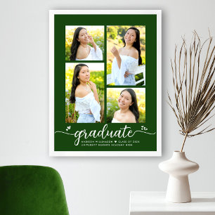 Groene Afstuderen 4 Foto Script Hart Modern Meisje Poster