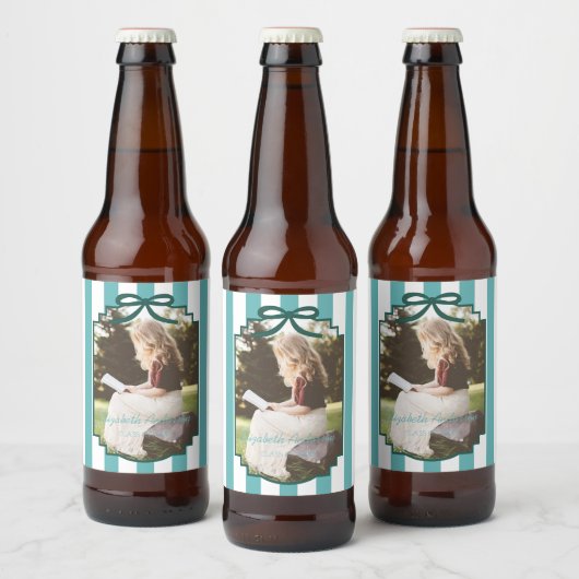 Groene Afstuderen Bier Etiket (Flessen)