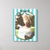 Groene afstuderen canvas afdruk (Voorkant)