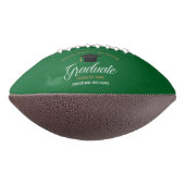 Groene Afstuderen Custom High School Afstuderen American Football (Gedraaid 270)