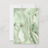 Groene Agaat Dank u Kaart (Achterkant)