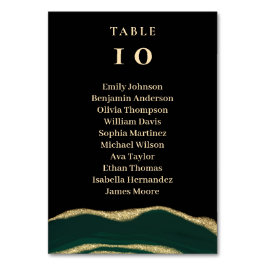 Groene agaat edelsteen zwart Tafel Kaart