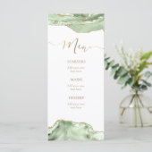 groene agaat Menu (Staand voorkant)