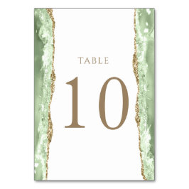 groene agaat tabel nummer 10 kaart