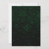 Groene Agate Kralen Kerst Sweet 16 Kaart (Achterkant)