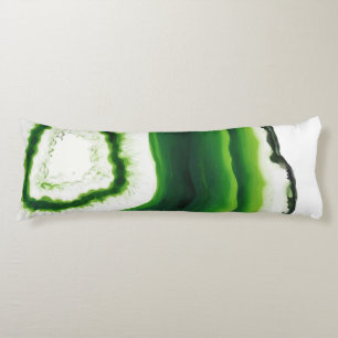 Groene agate lichaamskussen