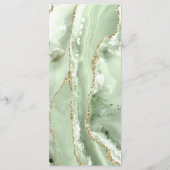 groene agate Menu (Achterkant)