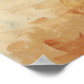 Groene Agave Cactus Zuidwest Schilderij Poster (Hoek)