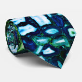 groene agentia stropdas (Opgerold)