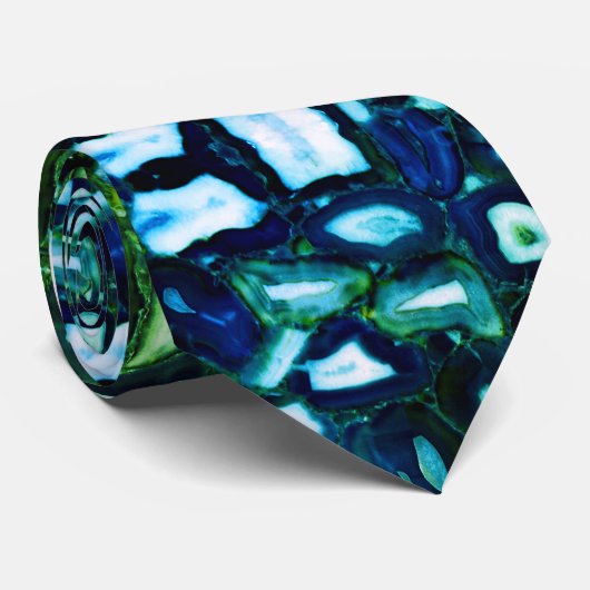 groene agentia stropdas (Opgerold)