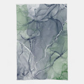 Groene alcoholinkt theedoek (Verticaal)