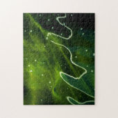 Groene algen en water 11x14 252pc jpcn legpuzzel (Verticaal)