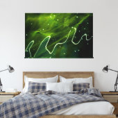Groene algen en water 60x40 (150x100cm) waccnm canvas afdruk (Insitu (Slaapkamer))