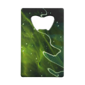 Groene algen en water bocnm creditkaart flessenopener (Achterkant)