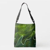 Groene algen en water cbbcna crossbody tas (Achterkant)