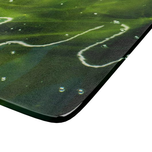 Groene algen en water cbcnm snijplank (Hoek)