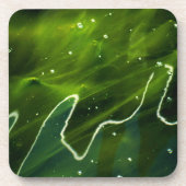 Groene Algen en Water coastercan Bier Onderzetter (Voorkant)