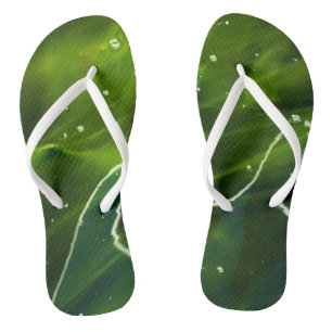 Groene Algen en Water ffcnm Teenslippers