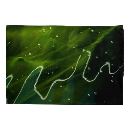 Groene algen en water pccnm kussensloop (Achterkant)