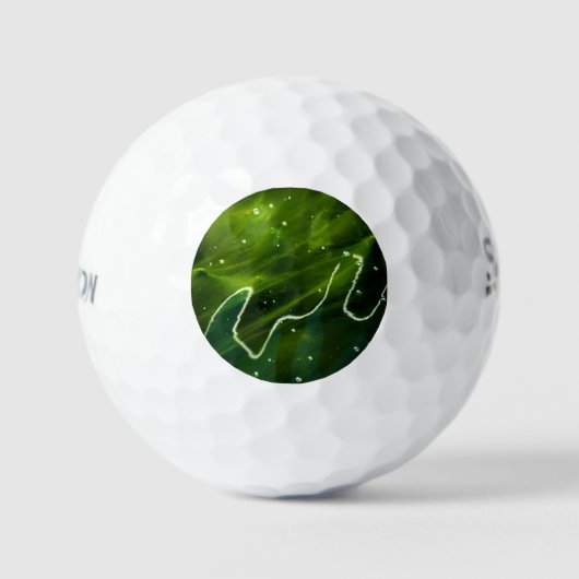 Groene algen en water ssf gbcnm golfballen (Voorkant)