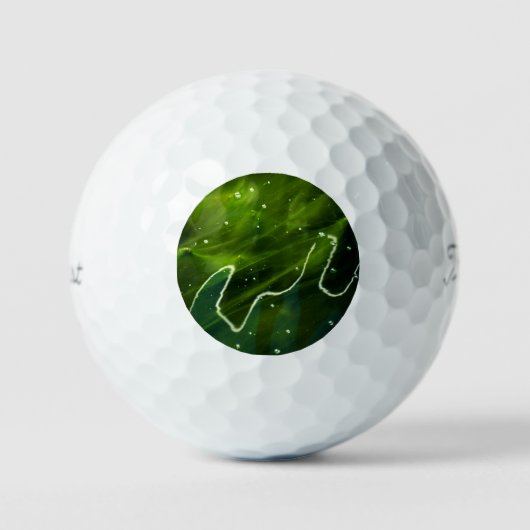 Groene algen en water tpv1 gbcnm golfballen (Voorkant)