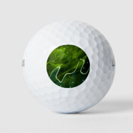 Groene algen en water wu gbcna golfballen
