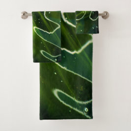 Groene algen en waterbacteriën bad handdoek