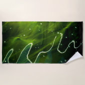 Groene algen en waterbacteriën strandlaken (Voorkant)