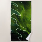 Groene algen en waterbacteriën strandlaken (Voorkant)