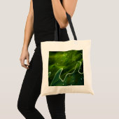 Groene algen en waterbit tote bag (Voorkant (product))