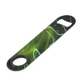 Groene algen en waterbocna speed flessenopener (Achterkant Gekanteld)