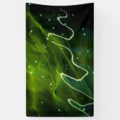 Groene algen en waterbrancna spandoek (Verticaal)