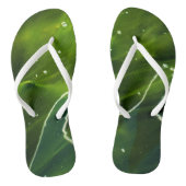 Groene algen en waterstof teenslippers (Voetbed)