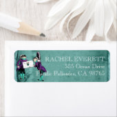 -groene Alice in Wonderland Etiket (Insitu)