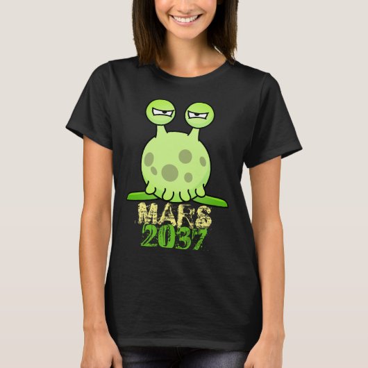 Groene Alien Creature T-Shirt (Voorkant)