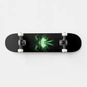 Groene Alien Dragon met gloeiende ogen Persoonlijk Skateboard (Horizontaal)