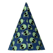 Groene Alien Feesthoedjes (Achterkant)