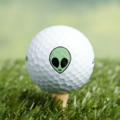 Groene Alien Golfballen (Insitu Shirt)