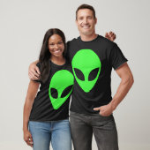 Groene Alien Head, 90 stijlvolle, grappige Alien T-shirt (Unisex)