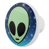 Groene Alien Keramische Knop (Rechts)
