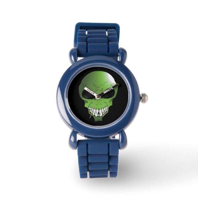 Groene Alien Kinder horloge (Voorkant)