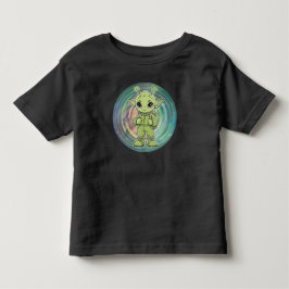 Groene Alien Kinder Shirts