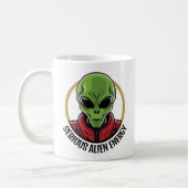 Groene Alien Koffiemok (Links)