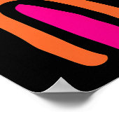 Groene Alien Met Derde Oog – Funky Neon Pop Art Mu Poster (Hoek)