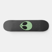 Groene Alien Persoonlijk Skateboard (Horizontaal)