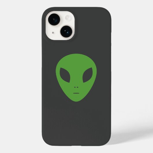 Groene Alien Phone Case (Achterkant)