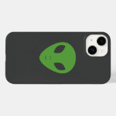 Groene Alien Phone Case (Achterkant (horizontaal))