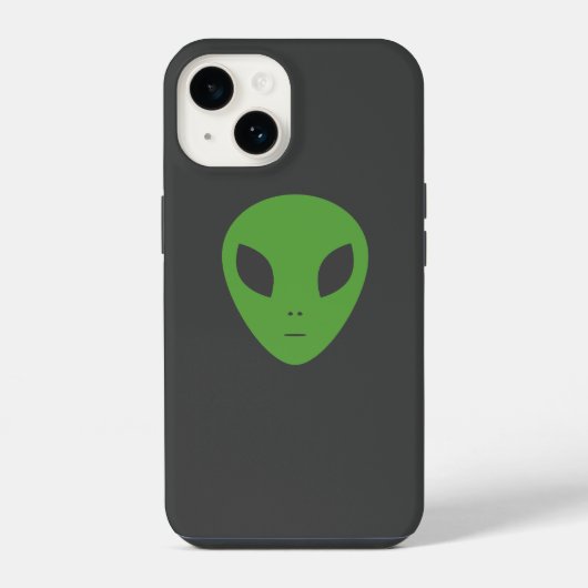 Groene Alien Phone Case iPhone Hoesje (Achterkant)