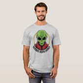 Groene Alien T-shirt (Voorkant volledig)