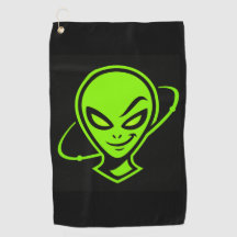 Groene Alien Veel Succes Golf